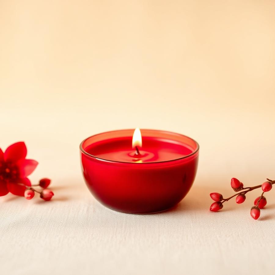 Bleeding Heart Candle